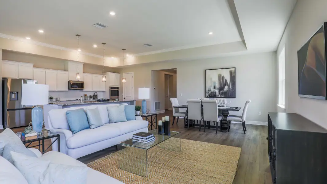 Furnished interior in a model home at Magnolia Estates in Lakeland (Image 3).