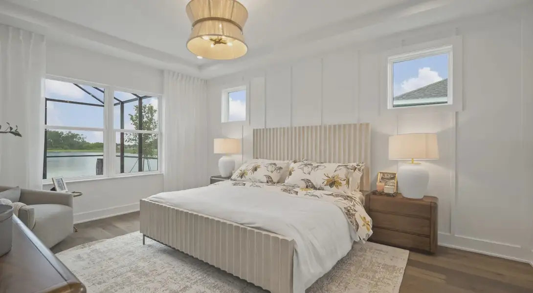 Furnished interior in a model home at Waterset in Apollo Beach (Image 9). Furnished interior in a model home at Waterset in Apollo Beach (Image 9).