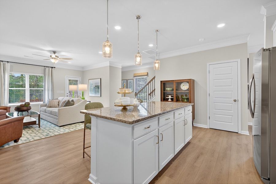Furnished interior in a model home at Glendale Towns in Conyers (Image 91). Furnished interior in a model home at Glendale Towns in Conyers (Image 91).