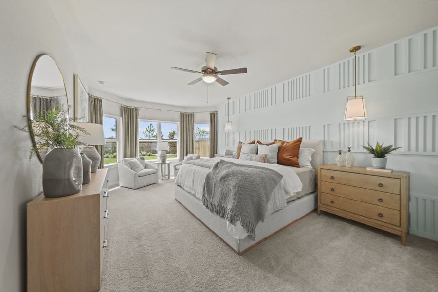 Furnished interior in a model home at Grand Magnolia in Magnolia (Image 14).