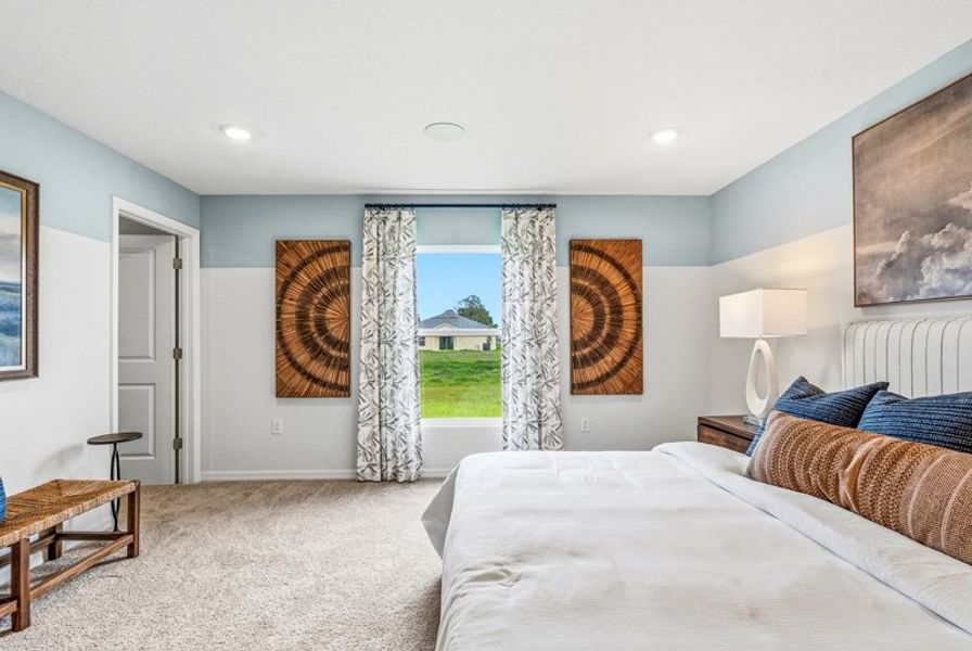 Furnished interior in a model home at Tillman Oaks in Wildwood (Image 37).