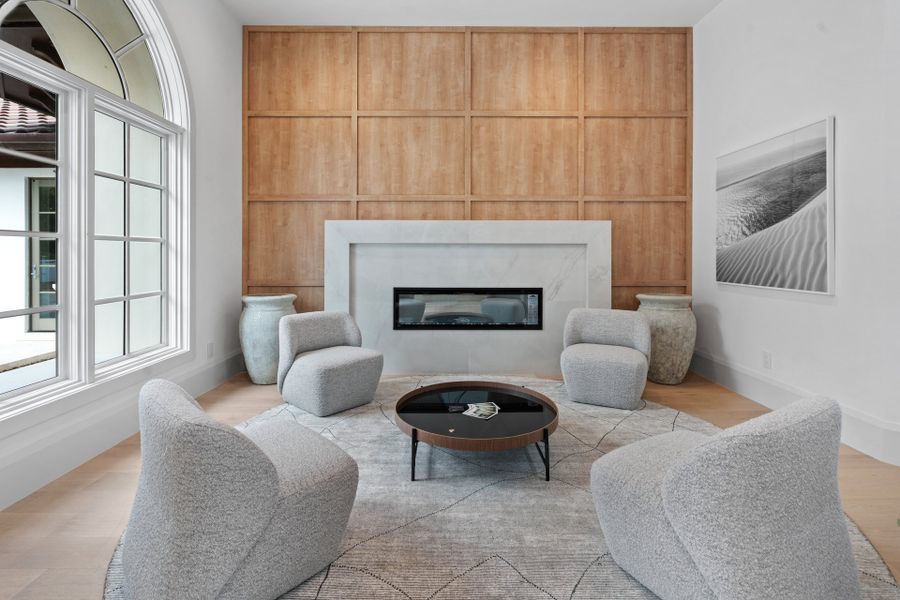 Furnished interior in a model home at Independence - Horizon West in Winter Garden (Image 21).