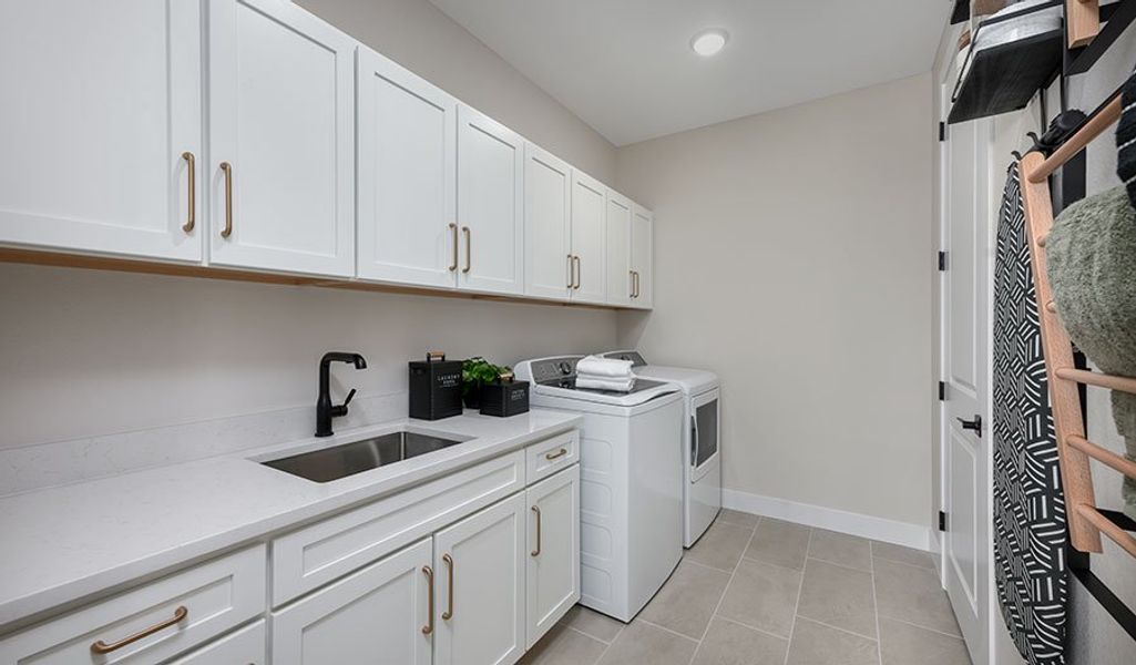 Furnished interior in a model home at Skyline at Parkvale in Littleton (Image 19). Furnished interior in a model home at Skyline at Parkvale in Littleton (Image 19).