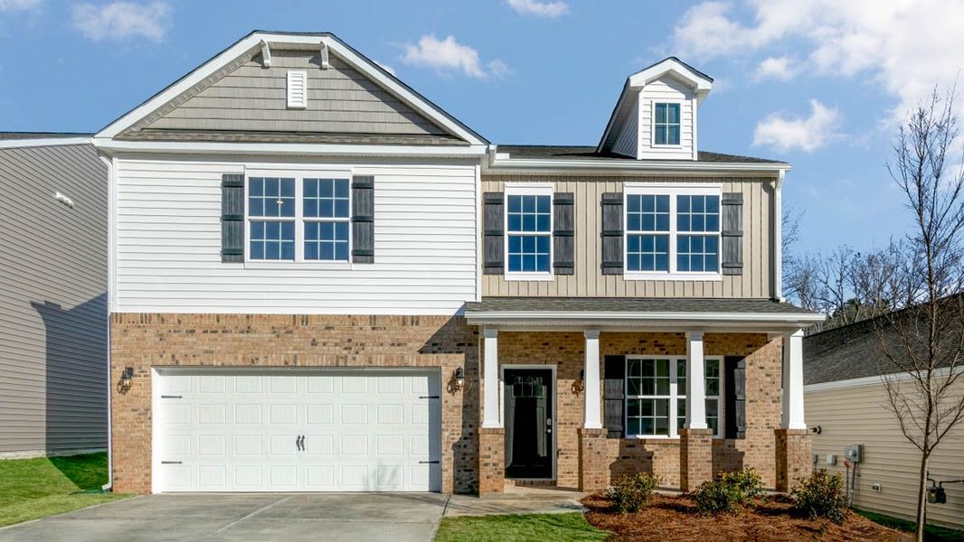Front exterior of a home in the Saddlebrook community, located in Rocky Mount, NC (Image 10). Front exterior of a home in the Saddlebrook community, located in Rocky Mount, NC (Image 10).