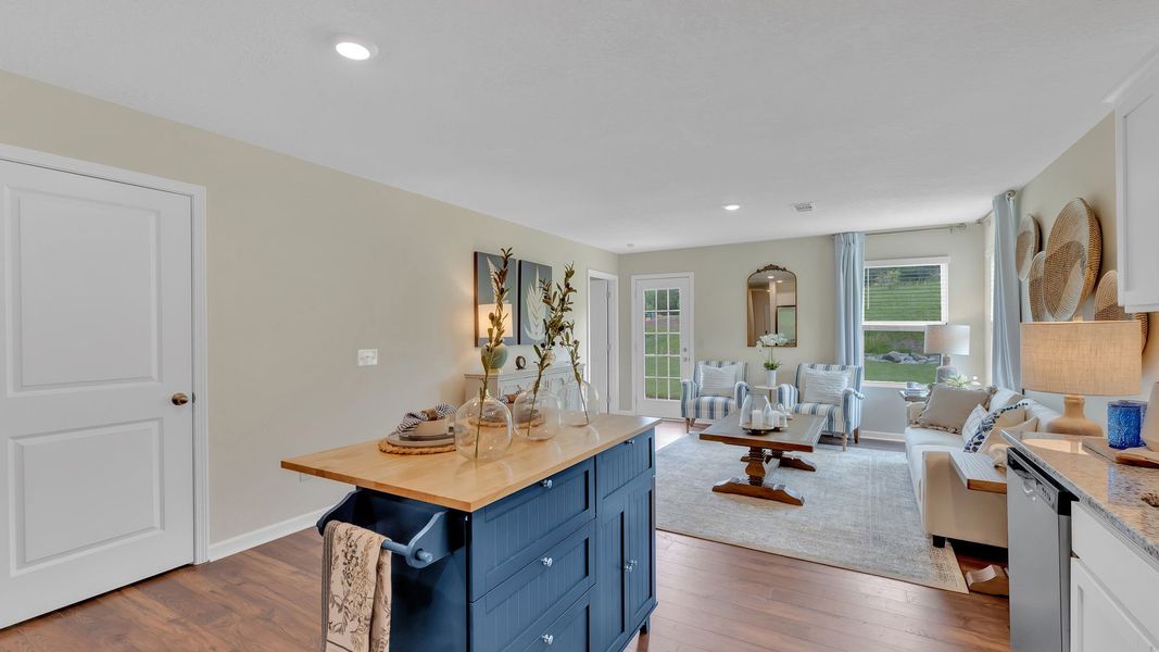 Furnished interior in a model home at Clearwater Springs in Johnson City (Image 6).