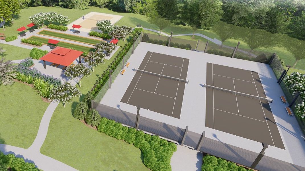 Redhawk Amenity Tennis Courts Redhawk Amenity Tennis Courts
