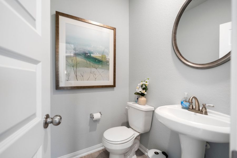 Furnished interior in a model home at Bluebonnet Village in Bellville (Image 14). Furnished interior in a model home at Bluebonnet Village in Bellville (Image 14).