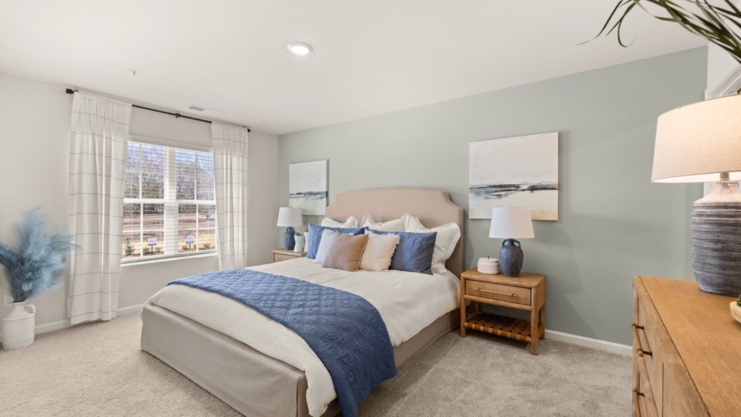 Furnished interior in a model home at Roseleigh Park in Douglasville (Image 11).