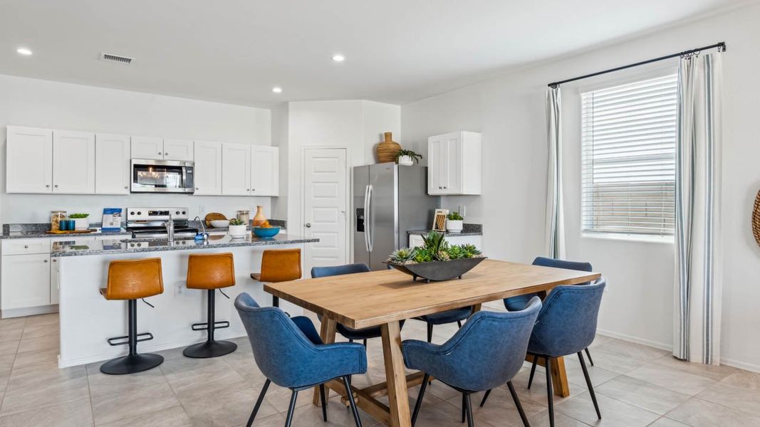 Furnished interior in a model home at Elena Trails in Maricopa (Image 27).