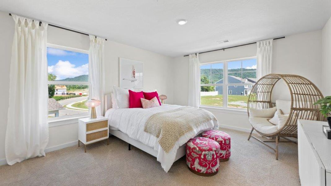 Furnished interior in a model home at Harbor Crest in Ooltewah (Image 31).
