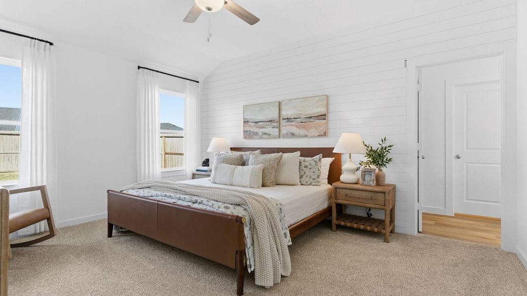 Furnished interior in a model home at Westland Ranch 50' Homesites in League City (Image 10).