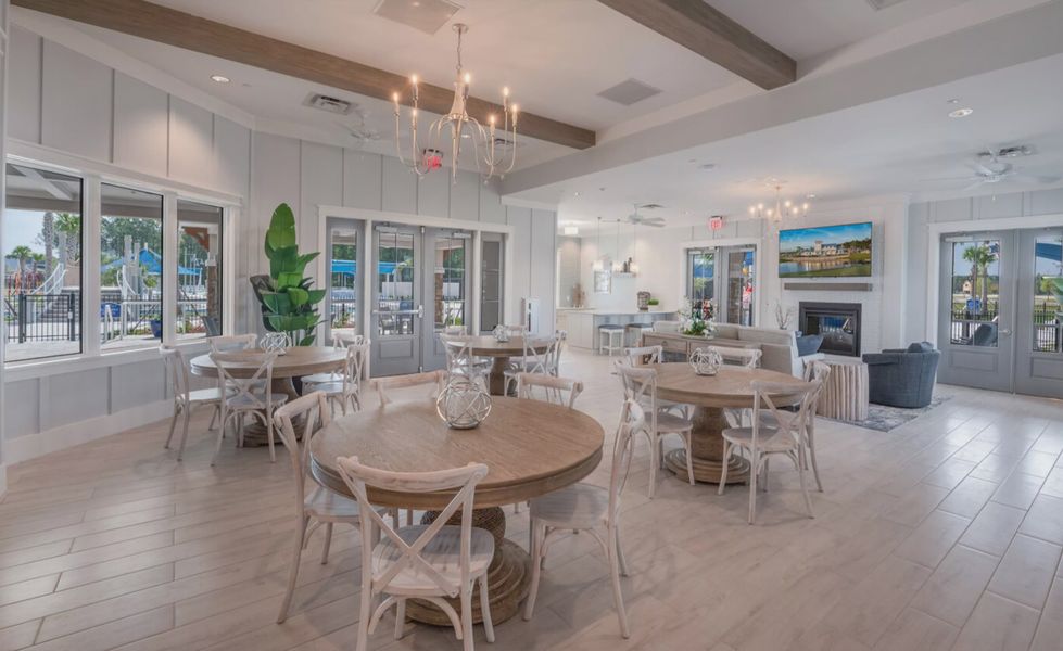 Furnished interior in a model home at SilverLeaf in St. Augustine (Image 6).