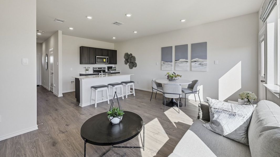 Furnished interior in a model home at Arbor Trails South in Princeton (Image 47).