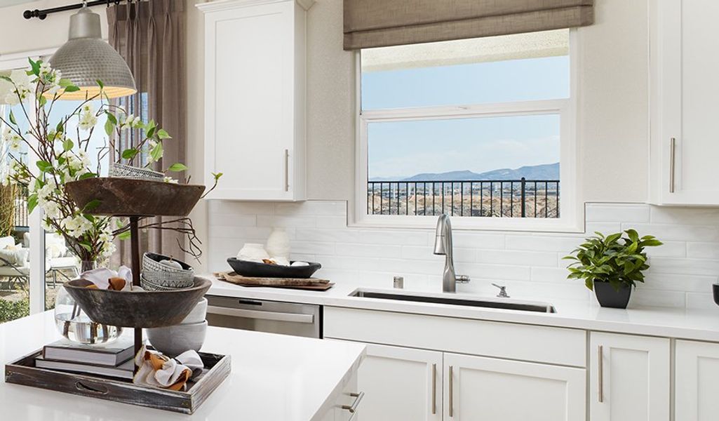 Furnished interior in a model home at Seasons at Star Valley in Tucson (Image 24).