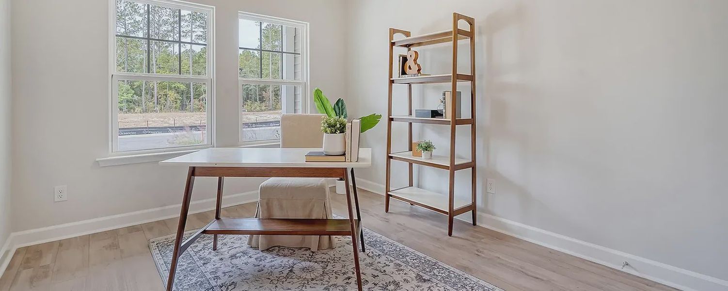 Furnished interior in a model home at Hammock Walk at Nexton in Summerville (Image 28).