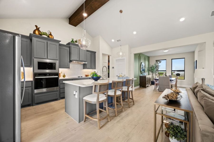 Furnished interior in a model home at Carrera Ranch in Waxahachie (Image 22). Furnished interior in a model home at Carrera Ranch in Waxahachie (Image 22).