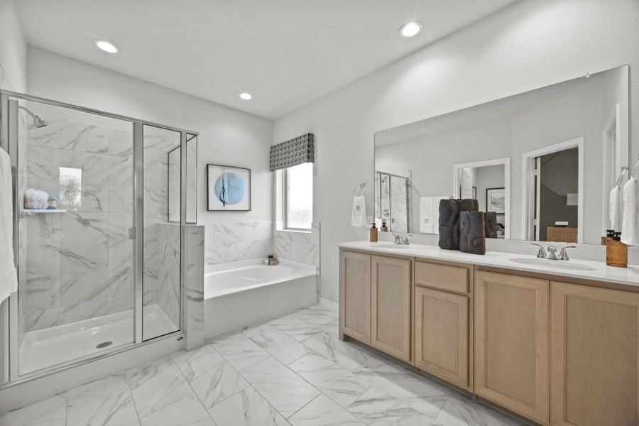 Furnished interior in a model home at Northspur in Terrell (Image 24). Furnished interior in a model home at Northspur in Terrell (Image 24).