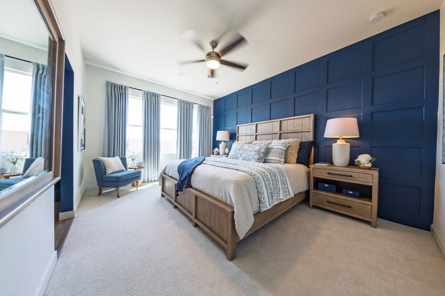 Furnished interior in a model home at Hayden Estates in Buckeye (Image 8). Furnished interior in a model home at Hayden Estates in Buckeye (Image 8).