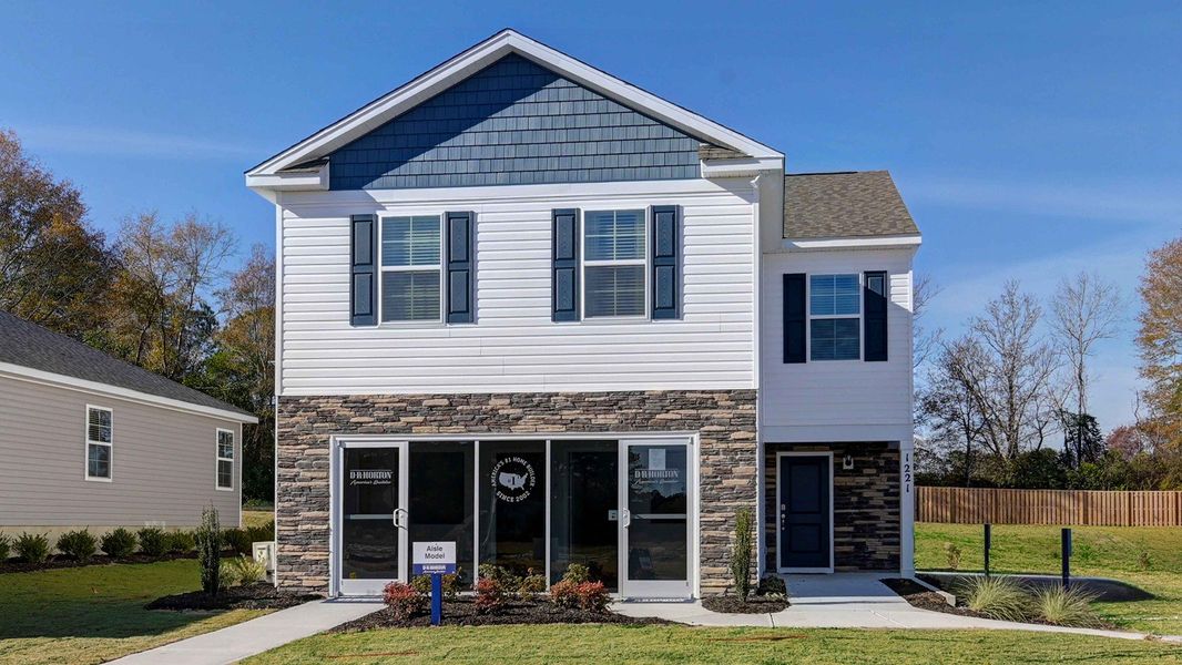 Front exterior of a home in the Grand Oaks community, located in Columbia, SC (Image 5).