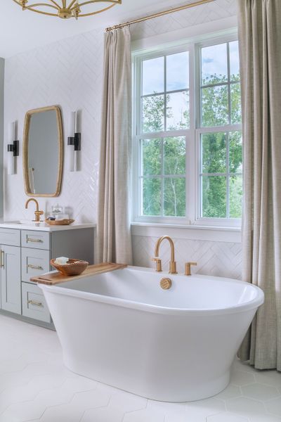 Furnished interior in a model home at Lakestone Cove in Belmont (Image 5).