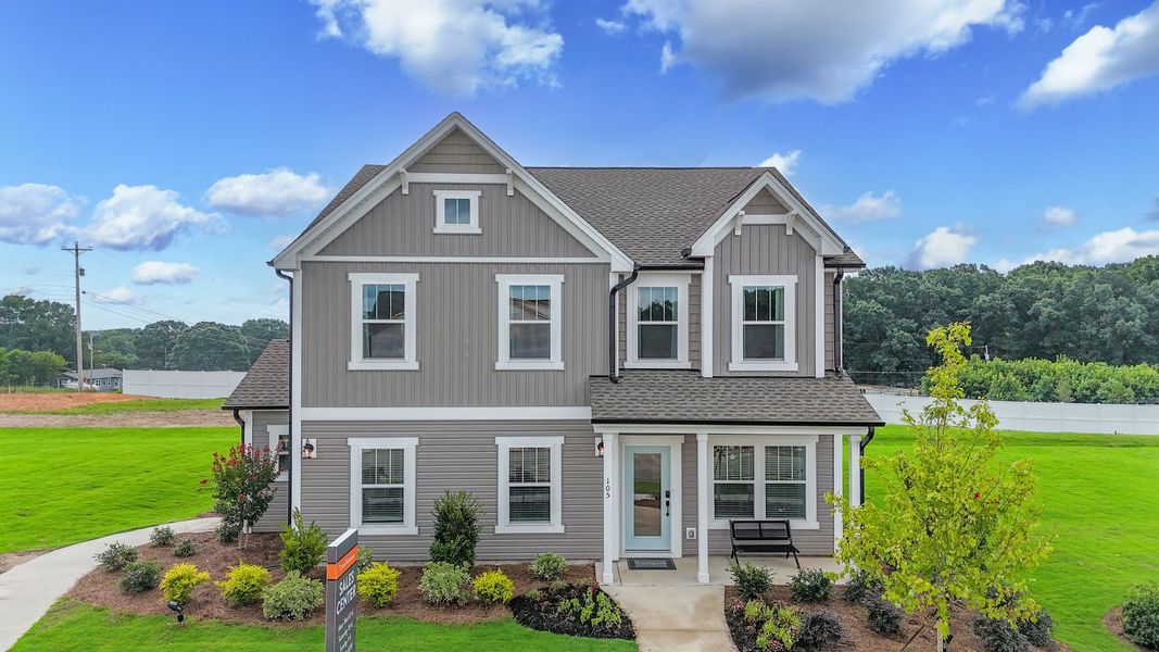 Front exterior of a home in the Morrow Brook community, located in Albemarle, NC (Image 1). Front exterior of a home in the Morrow Brook community, located in Albemarle, NC (Image 1).