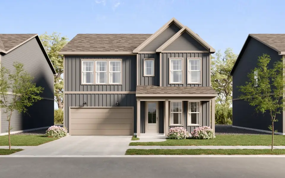Front exterior of a home in the Wildflower community, located in Chattanooga, TN (Image 9).
