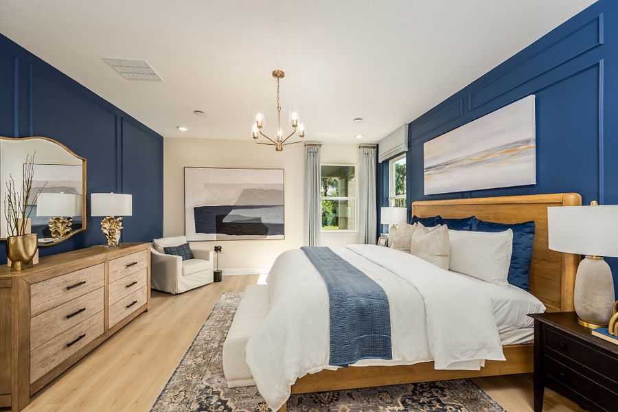 Furnished interior in a model home at Estates at Lake Jesup in Sanford (Image 9). Furnished interior in a model home at Estates at Lake Jesup in Sanford (Image 9).