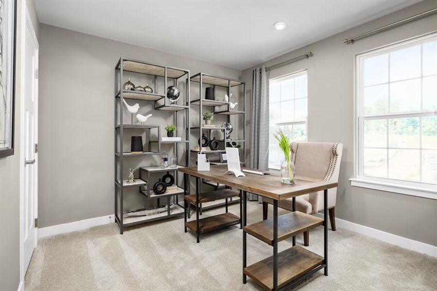 Furnished interior in a model home at Fox Valley in Madison (Image 5).