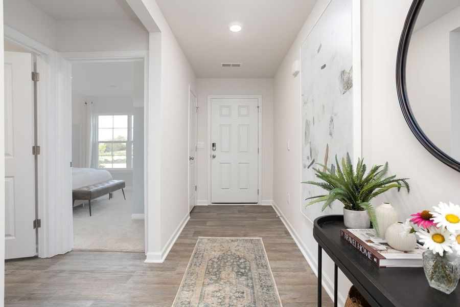 Furnished interior in a model home at Lacy Farm in Graham (Image 5). Furnished interior in a model home at Lacy Farm in Graham (Image 5).