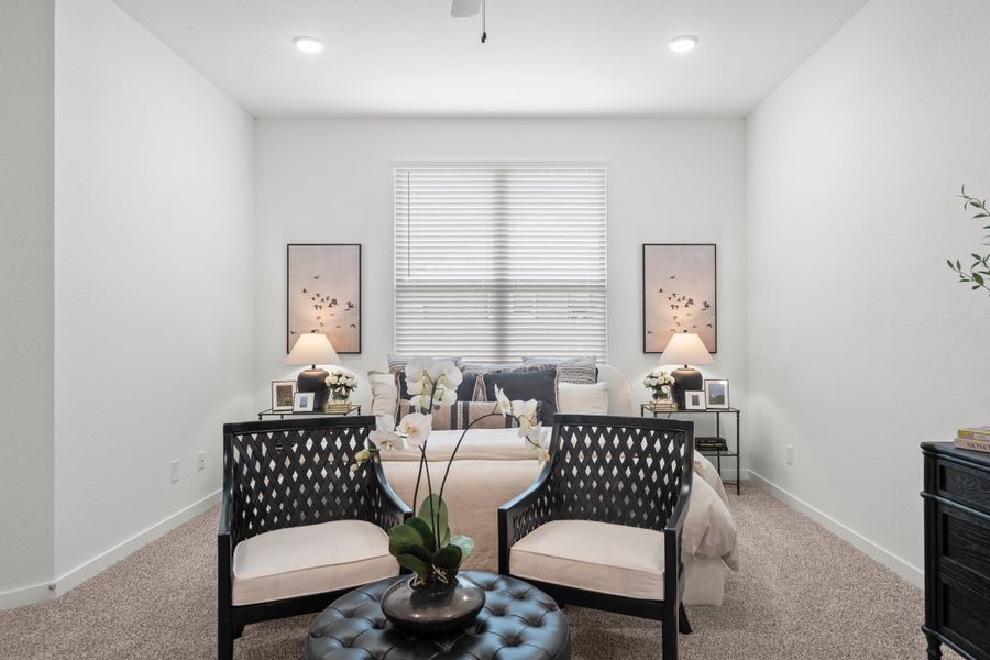Furnished interior in a model home at Arroyo Ranch in Seguin (Image 21). Furnished interior in a model home at Arroyo Ranch in Seguin (Image 21).