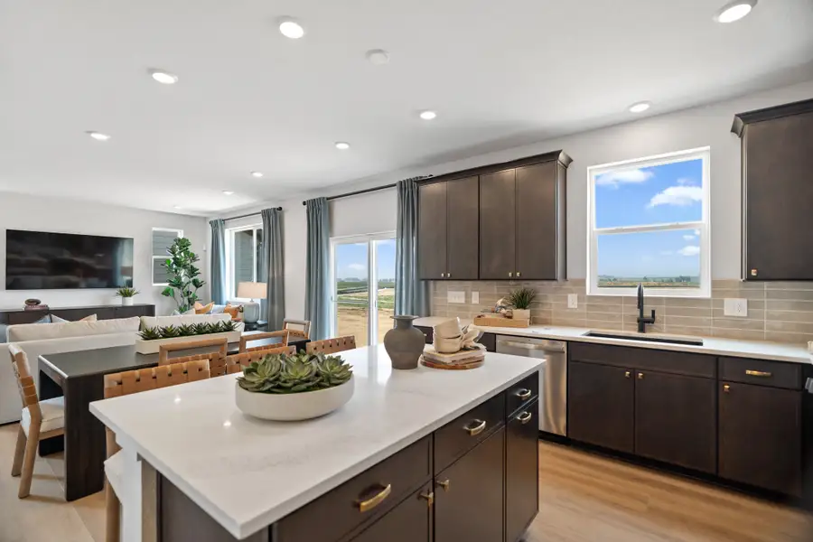 Furnished interior in a model home at Mead Crossing in Mead (Image 8).