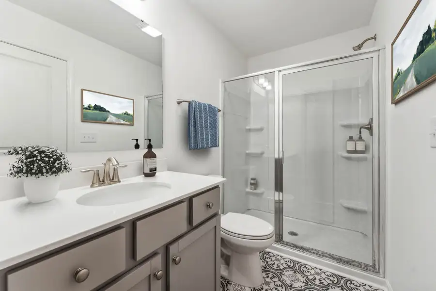 Furnished interior in a model home at Buies Creek Townhomes in Lillington (Image 7).