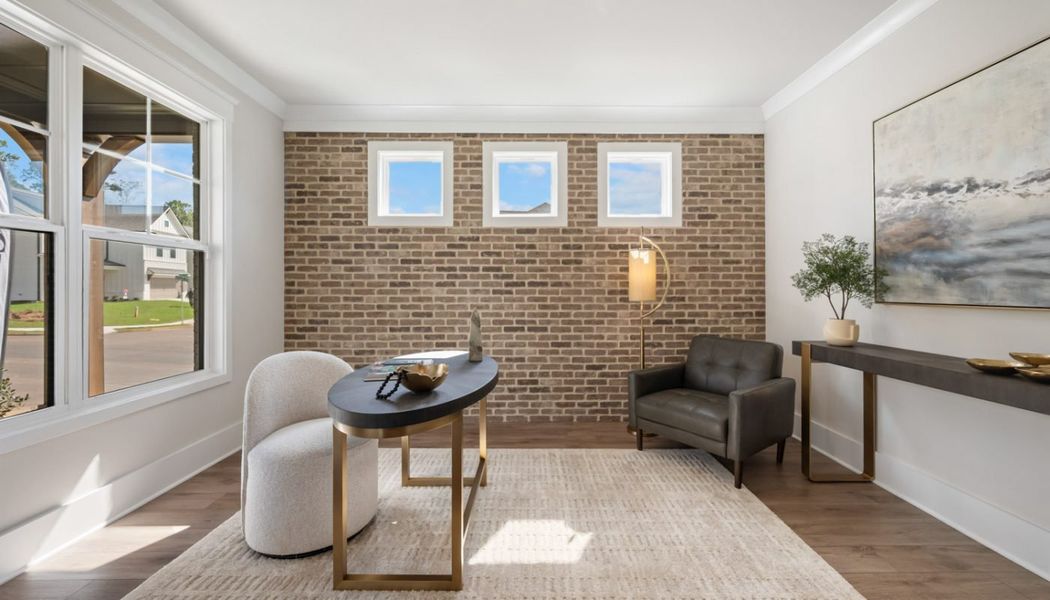 Furnished interior in a model home at Ponderosa Farms Manor in Gainesville (Image 7). Furnished interior in a model home at Ponderosa Farms Manor in Gainesville (Image 7).