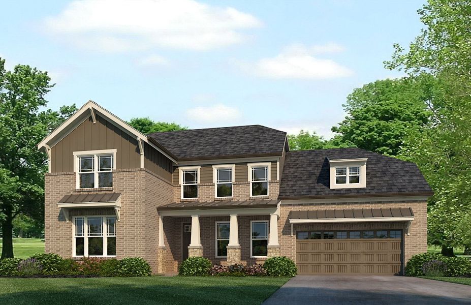 Front exterior of a home in the Twin Oaks community, located in Oakland, TN (Image 11). Front exterior of a home in the Twin Oaks community, located in Oakland, TN (Image 11).