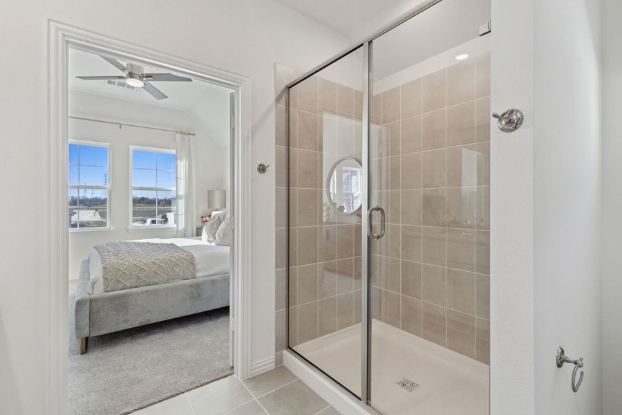 Furnished interior in a model home at Heritage Village in Haltom City (Image 34).