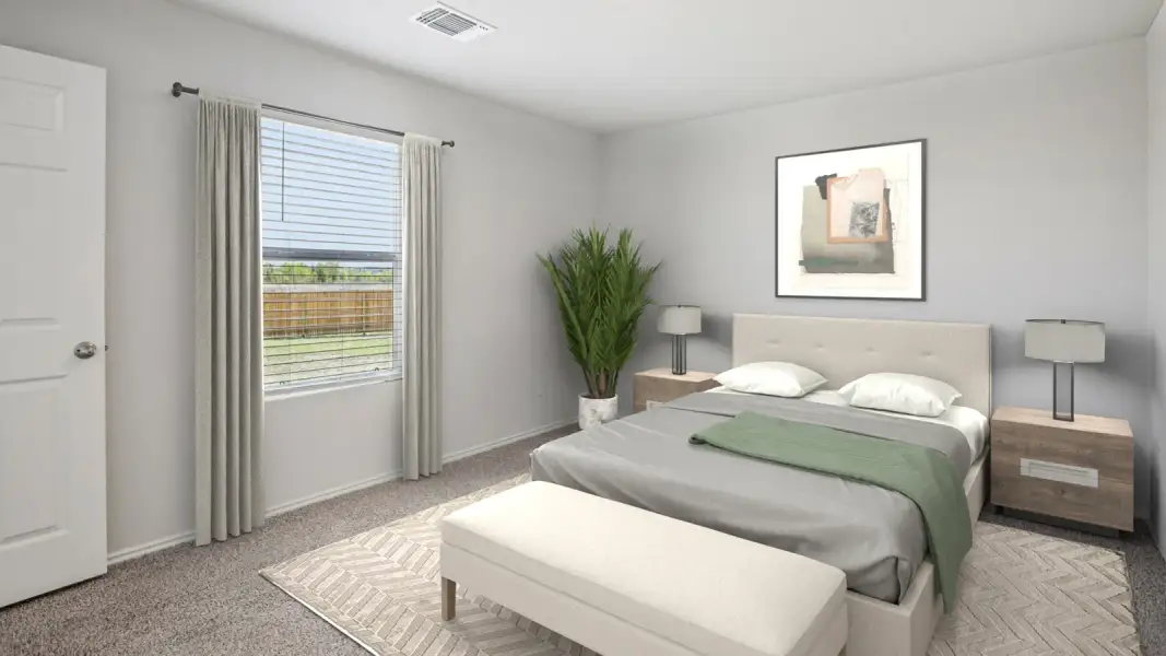 Furnished interior in a model home at China Cottages in China (Image 7). Furnished interior in a model home at China Cottages in China (Image 7).