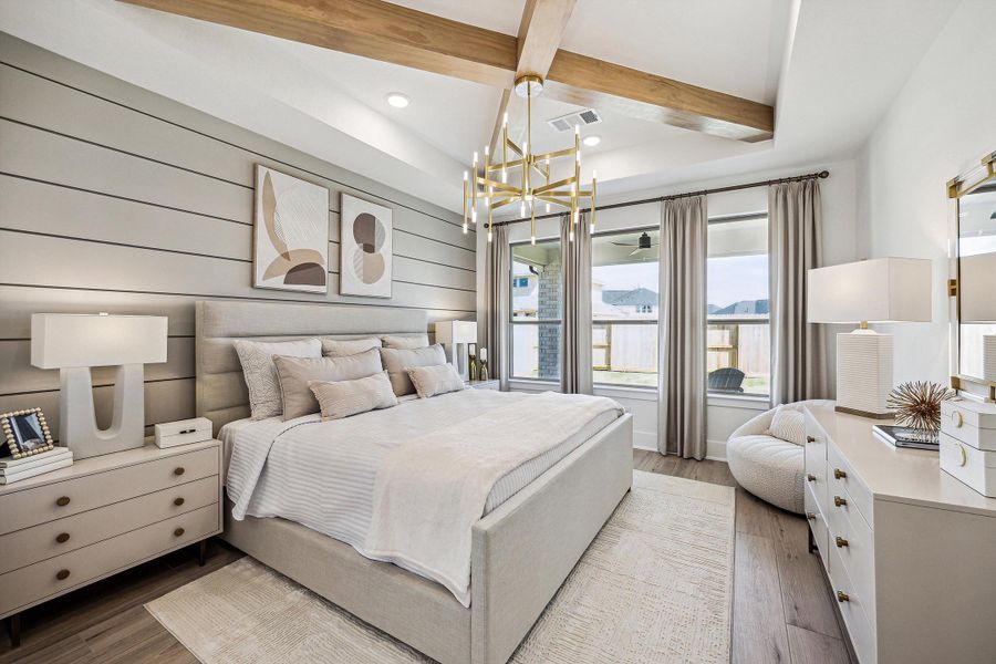 Furnished interior in a model home at Austin Point - 40' in Richmond (Image 8). Furnished interior in a model home at Austin Point - 40' in Richmond (Image 8).