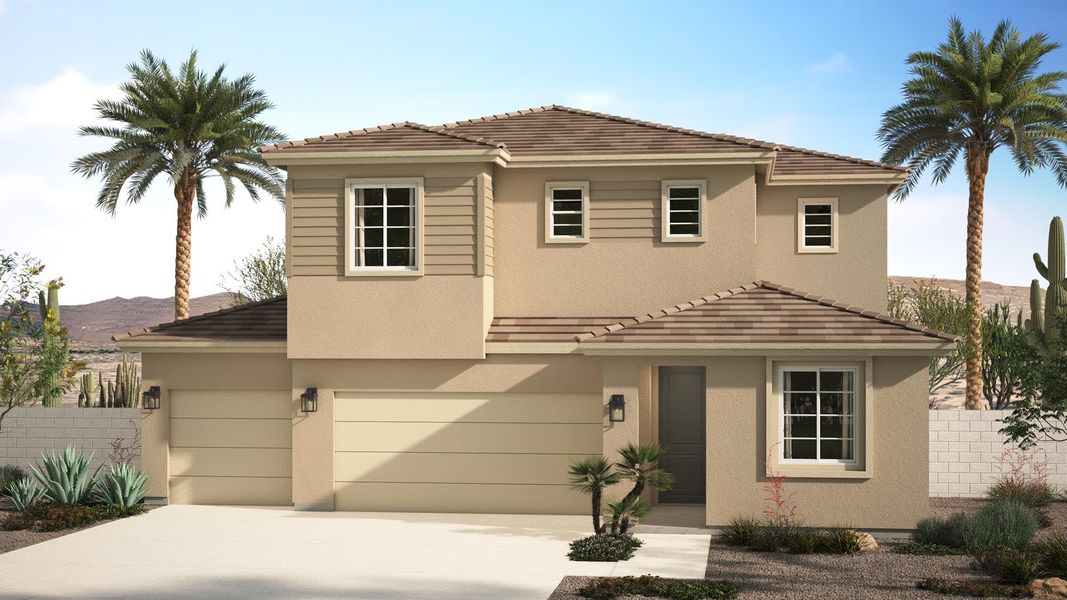 Desert Prairie Elevation | Faustus | Marlowe | New Homes in Glendale, AZ | Landsea Homes