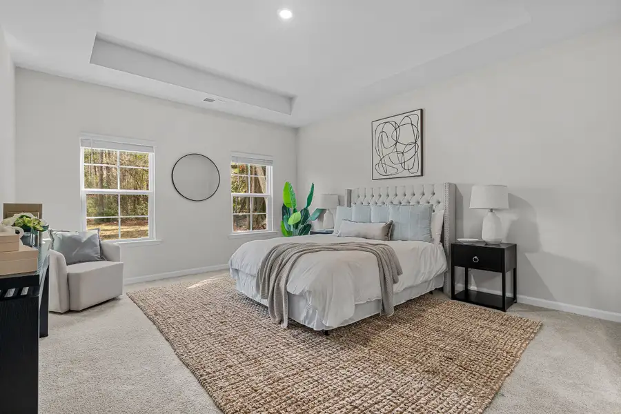 Furnished interior in a model home at Pine Street in Yemassee (Image 8).