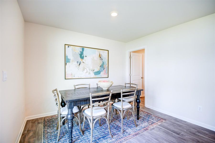 Furnished interior in a model home at Laurel Ridge in Greenville (Image 24).