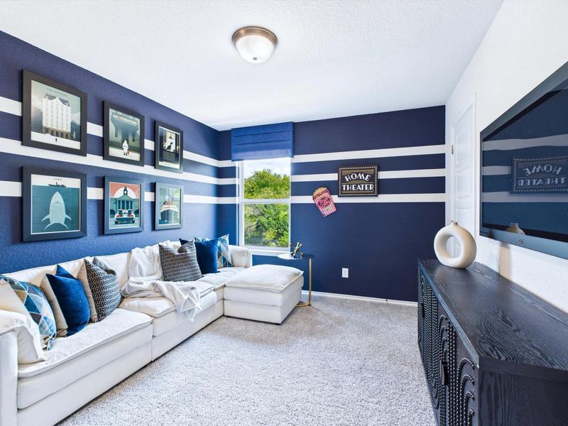 Furnished interior in a model home at Cedar Heights in San Antonio (Image 24).