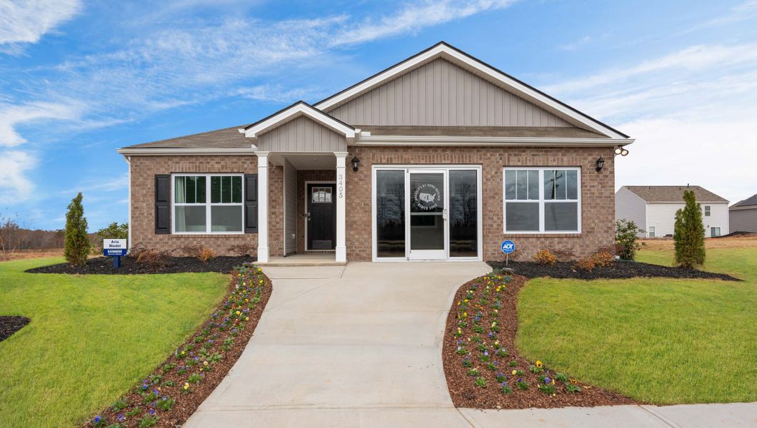 Front exterior of a home in the Lightwood Cottages community, located in Moore, SC (Image 4).