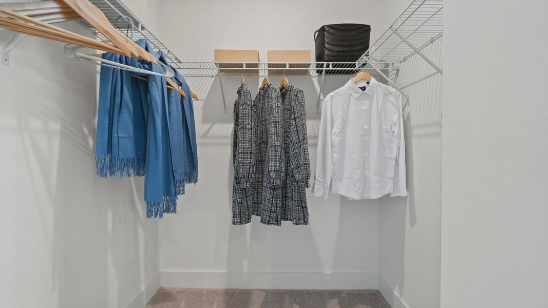 Parkview at Hamlin by DRB Homes features a spacious primary suite with a large walk-in closet