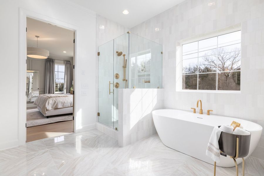 Furnished interior in a model home at Telluride Estates in Nolensville (Image 6).