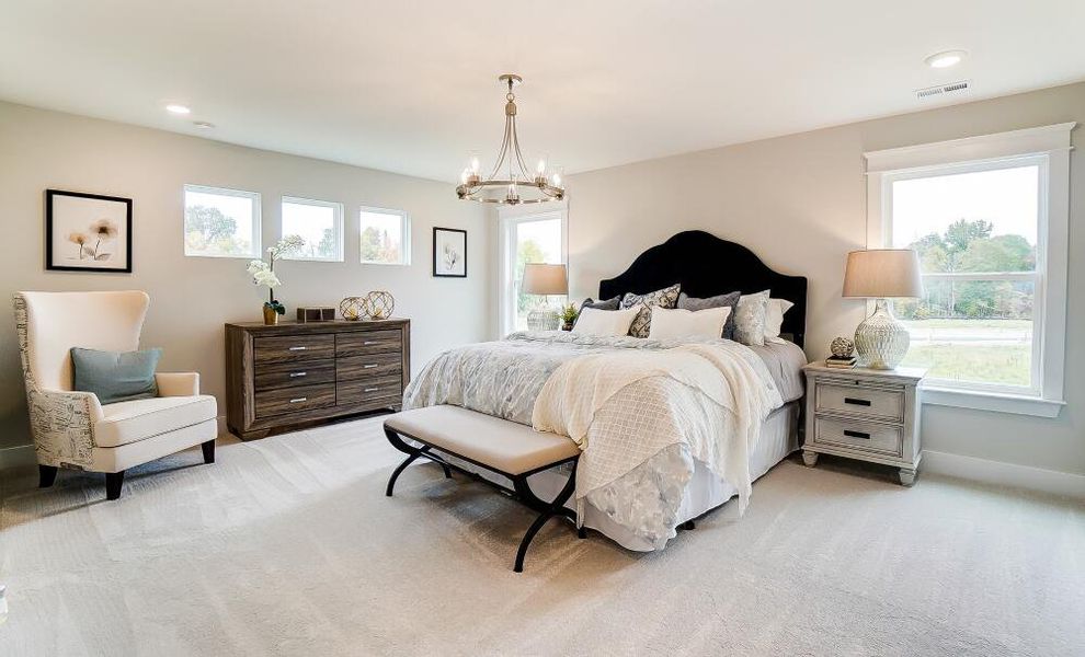 Furnished interior in a model home at Highland Bluff in Aiken (Image 6).