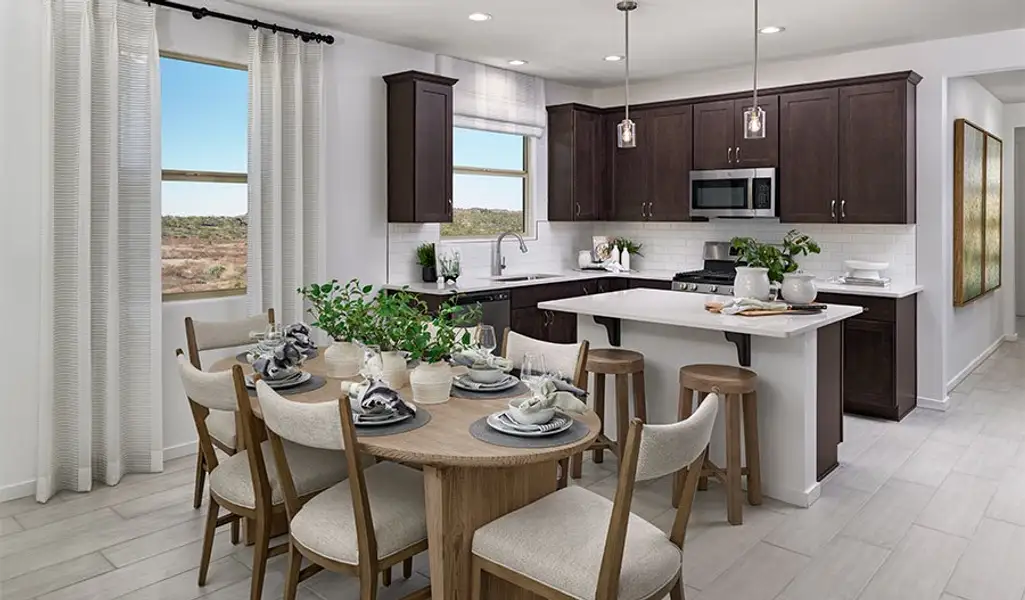 Furnished interior in a model home at Seasons at Vista Del Sur in Tolleson (Image 4).