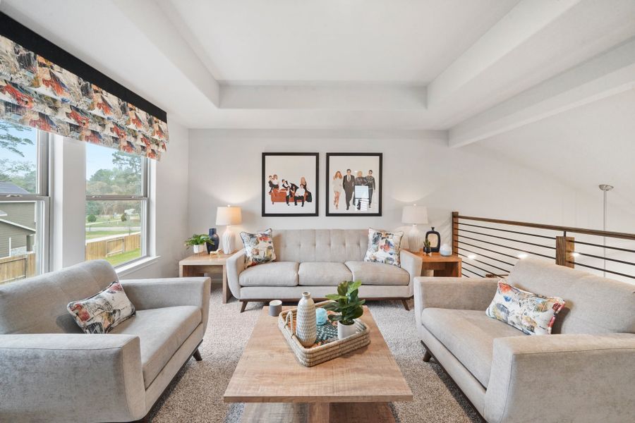 Furnished interior in a model home at Liberty Estates in Cleveland (Image 22). Furnished interior in a model home at Liberty Estates in Cleveland (Image 22).