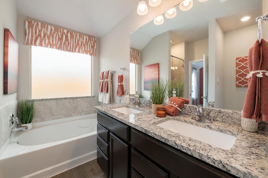 Furnished interior in a model home at Clayton Ranch in Copperas Cove (Image 19). Furnished interior in a model home at Clayton Ranch in Copperas Cove (Image 19).