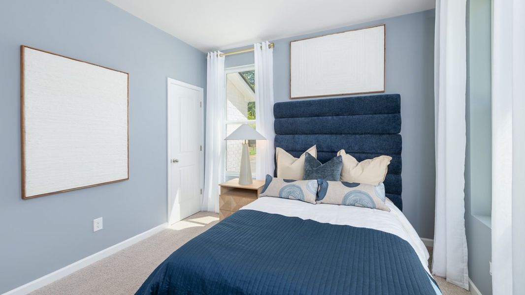 Furnished interior in a model home at Townes at Asbury in Atlanta (Image 30).