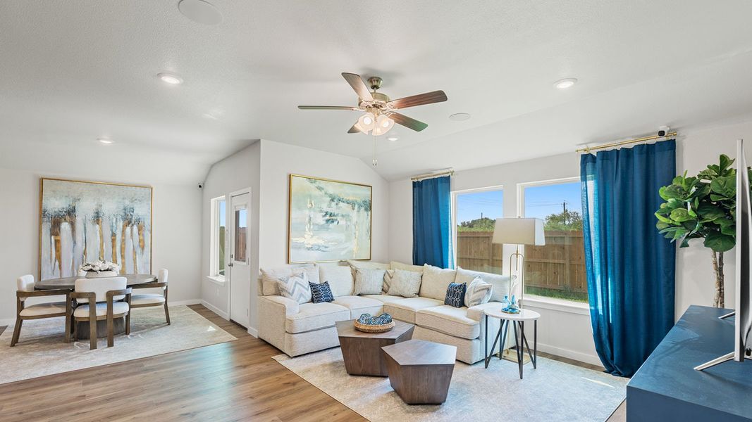 Furnished interior in a model home at Royal Oak South in Corpus Christi (Image 7).
